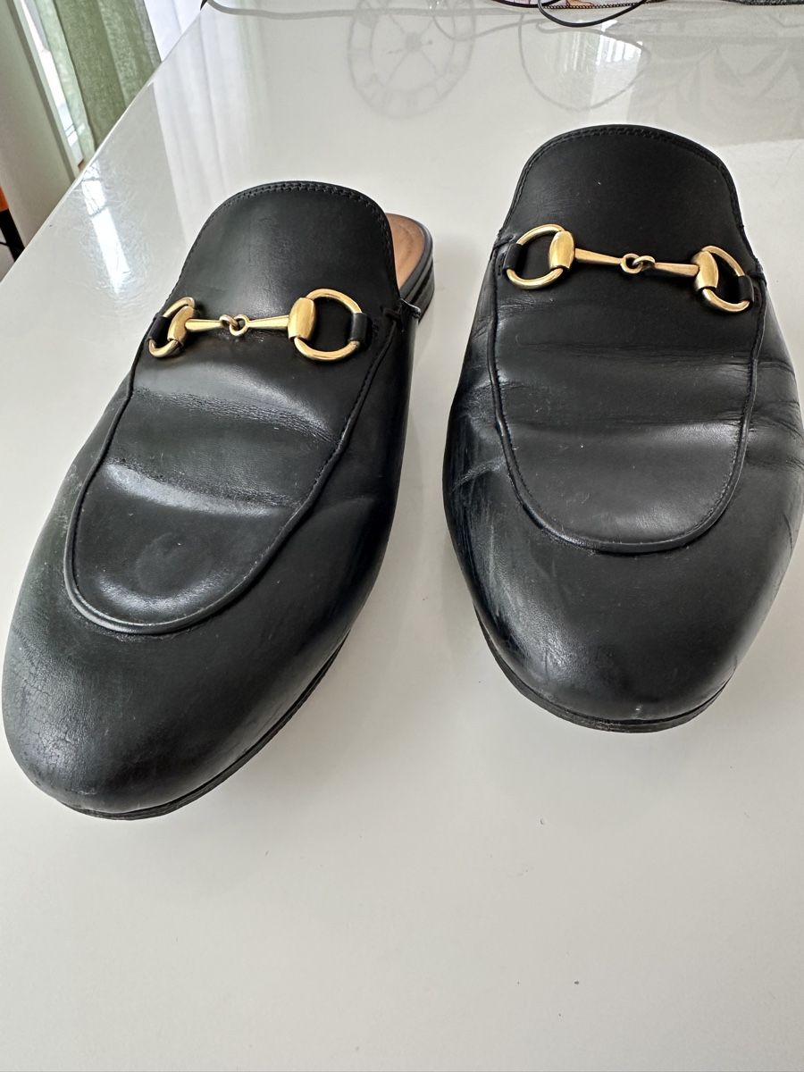 Gucci Scarpe da donna: GUCCI PRINCETOWN LEDER-HAUSSCHUHE – Usato da Affoltern am Albis venduto da hannahmilely 7