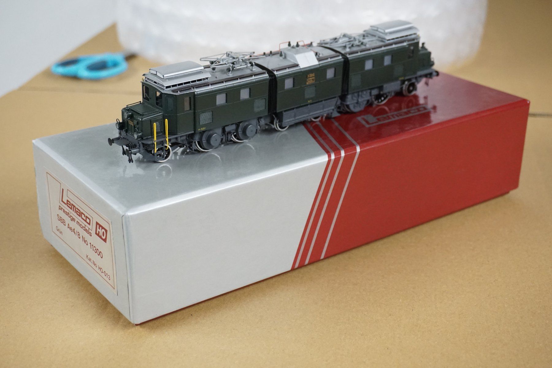 Lemaco Modellini di ferrovie: SBB Lok Lemaco Ae 4/8, HO, GS mit OVP – Usato da Effretikon venduto da CS1973
