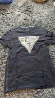 T-Shirt GUESS Grösse L blau/schwarz