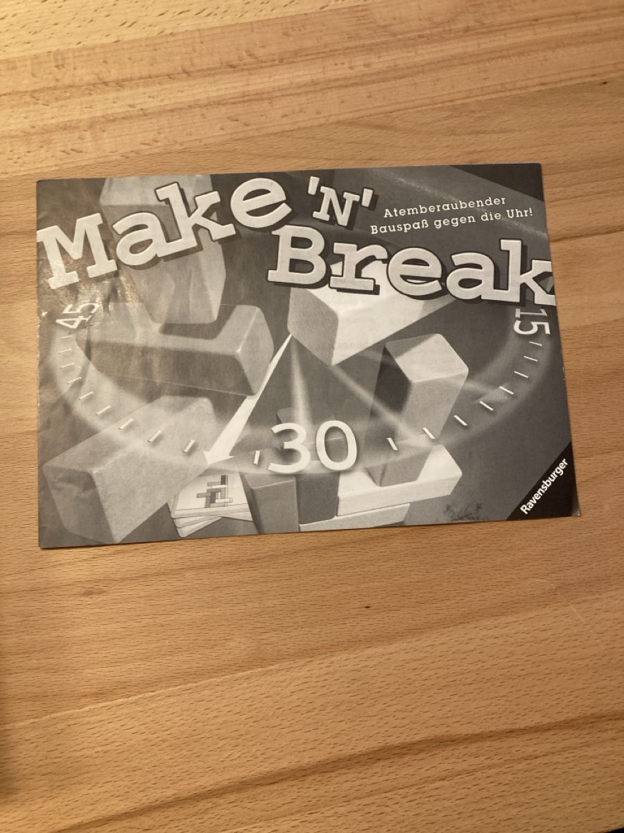 Ravensburger Giochi: Jeu de société Make 'N' Break - Ravensburger – Usato da Stäfa venduto da nale068 1