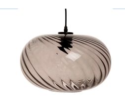 Lampe suspension Maison du Monde en verre anthracite