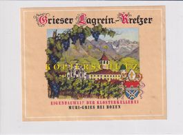 Etikette für Wein - Grieser Lagrein-Kretzer /bd