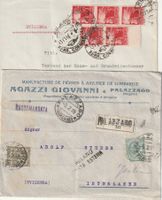 Italien 2 Briefe 1919
