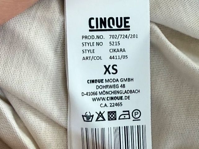 Cinque T-shirt: CINQUE: glänzendes Shirt Gr. XS – Usato da Meilen venduto da kleisi01 5