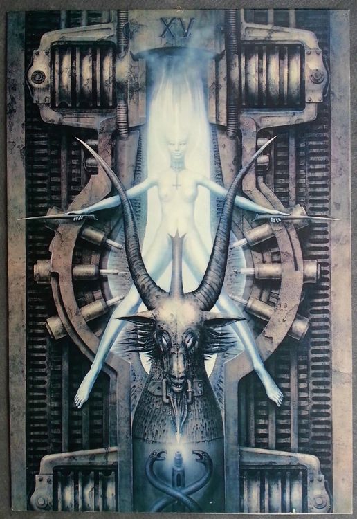 HR GIGER Art Poster BAPHOMET 1975 Kaufen Auf Ricardo   Hr Giger Art Poster Baphomet 1975