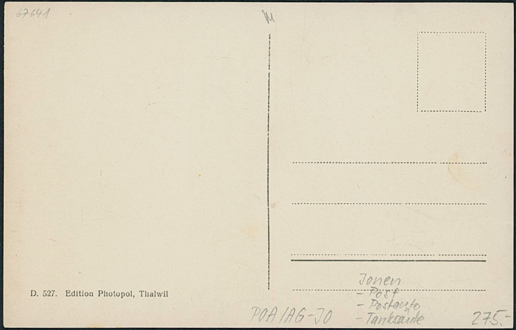 Cartoline postali: AG Jonen - Post - Postauto - Tankstelle - Standard – Nuovo (secondo la descrizione) da Schindellegi venduto da leecollect 1