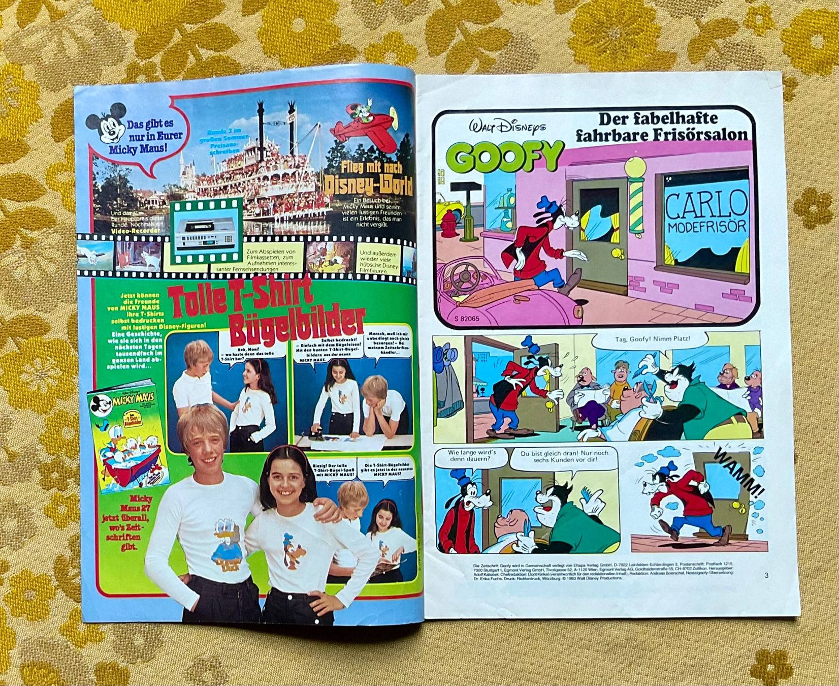 BD: Goofy Heft Nr 7 von 1983 – D'occasion à Endingen par nathan05 1