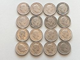 Lot mit 16 Stk. 5 Rp. ab 1922 - 1940