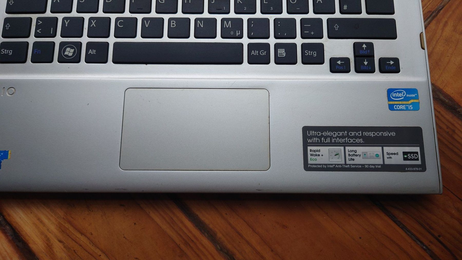 Vaio Notebook: Vaio SVT 131A11M silber – Usato da Wittenbach venduto da Aberanders 6