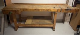 Massive Profi-Schreiner-Hobelbank mit Geschichte & Patina