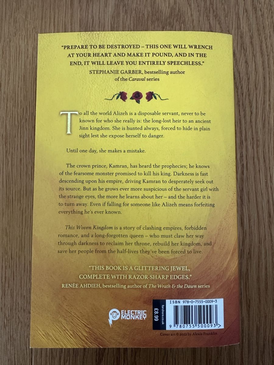 Libri: This Woven Kingdom, Tahereh Mafi – Nuovo (secondo la descrizione) da Roggwil TG venduto da Nadan0 2
