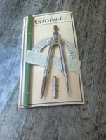 Globus Reisszeug Set Vintage Geometrie Zirkel & Transporteur