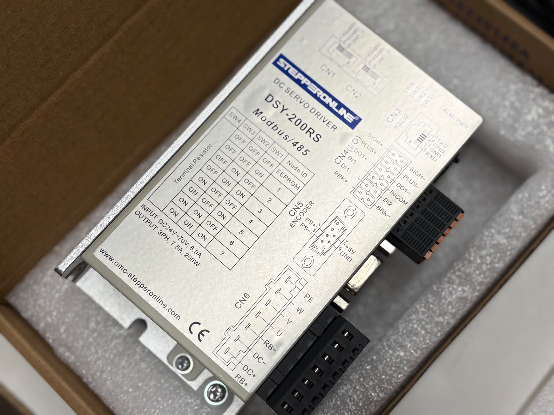 Motori: Stepperonline DC Servomotor inkl. Kabel und Treiber – Usato da Thunstetten venduto da D_aernscht 1
