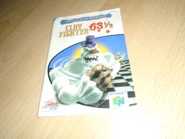 Anleitung zu Clay Figther 63 1/3 N64