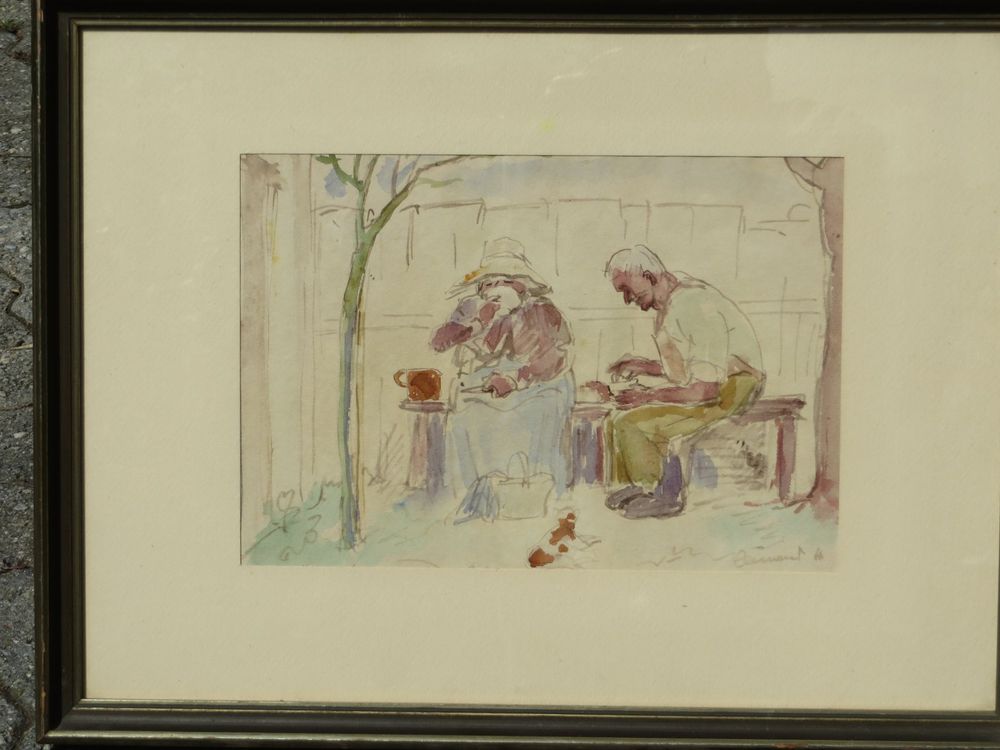Max Clément 1912-1995 original Aquarell (Gebraucht) in Bad Ragaz für ...
