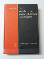 Verfahren staatsrechtlicher Beschwerde