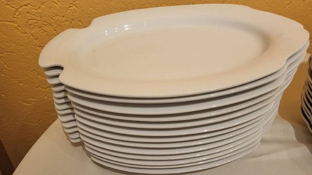 Servierplatten: Fischteiler, Austria Servierplatten, 13 Stk, Weiss  – Gebraucht aus Samstagern von ana_lq95 3