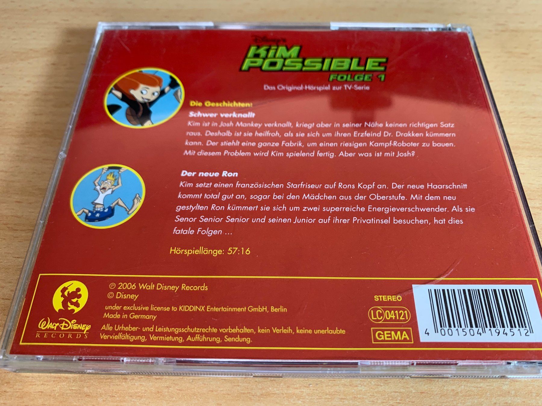 Audiolibri: Disney - Kim Possible - Folge 1 – Usato da Rikon im Tösstal venduto da Alpenmutz 1