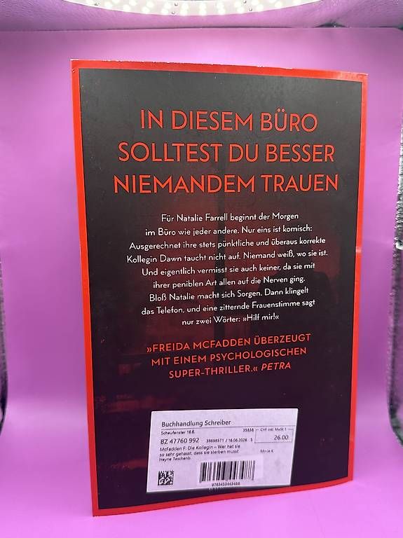 Libri: Freida McFadden - Die Kollegin – Usato da Olten venduto da Julia.Ramona 1