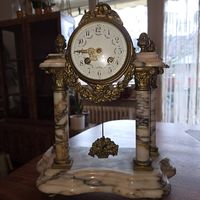 Französische Kaminuhr / Pendule, ca. 1890?1905