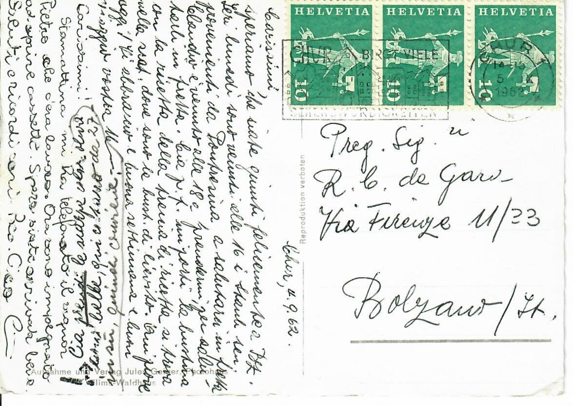 Cartoline postali: Chur – Usato da Hochdorf venduto da Ziegel-16 1