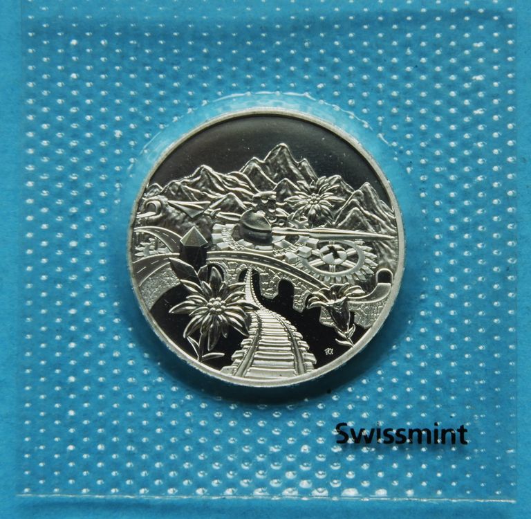 20 Fr Die Schweiz 2024 unz. in Blister / Silber 999 (Neu und ...