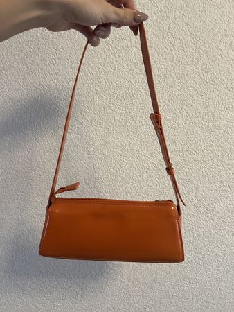 Trendige orange Lack Tasche von Zara – neu!