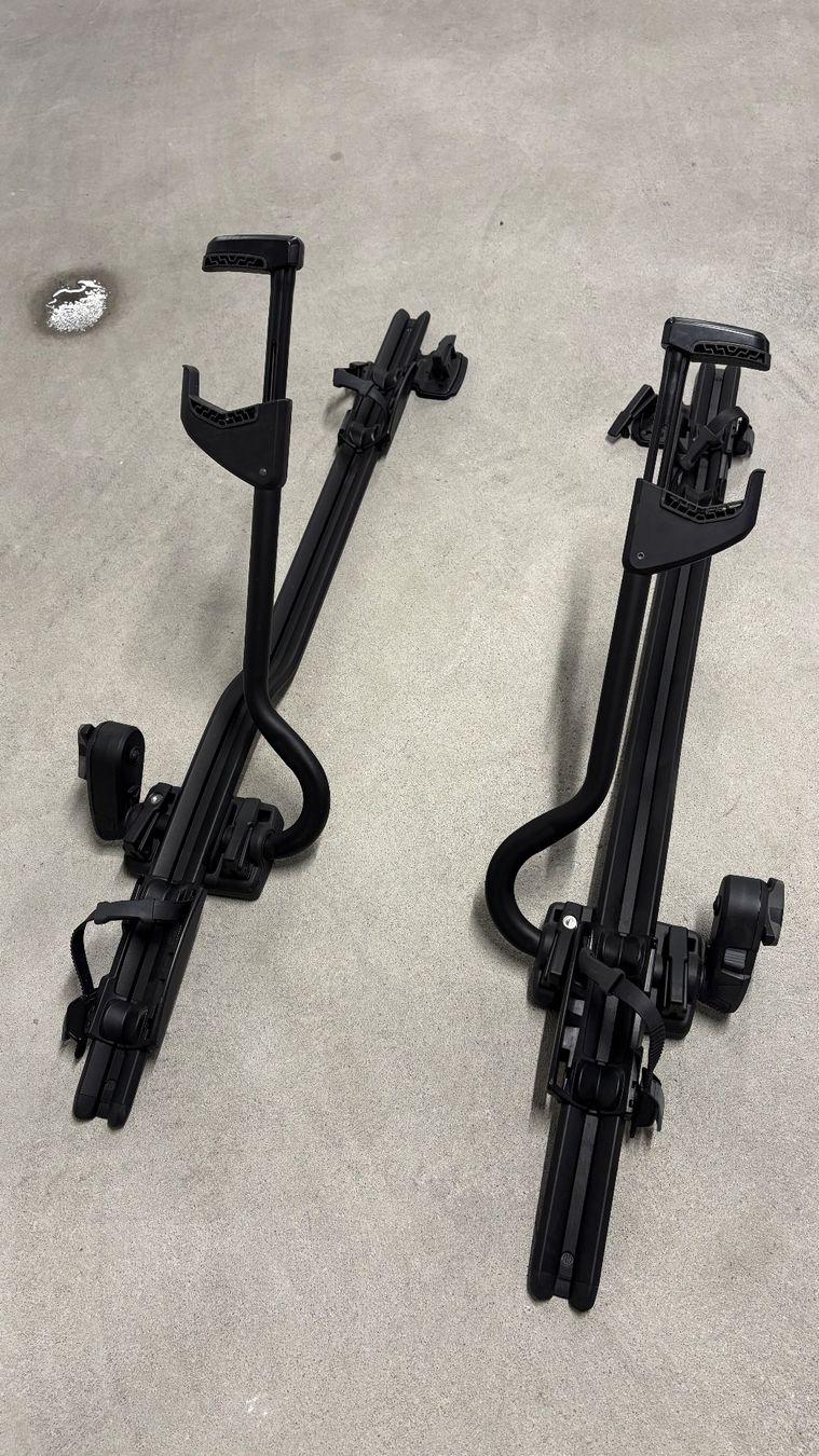 Thule Dachträger: Thule ProRide 598 (schwarz), 2 Stk. – Gebraucht aus Zürich von euchmenio 1