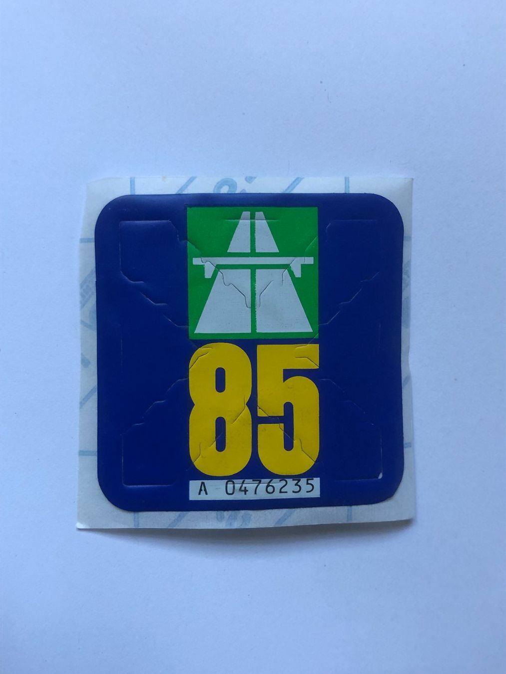 Autobahnvignetten: Autobahnvignette 1985 – Gebraucht aus Ganterschwil von ganterb
