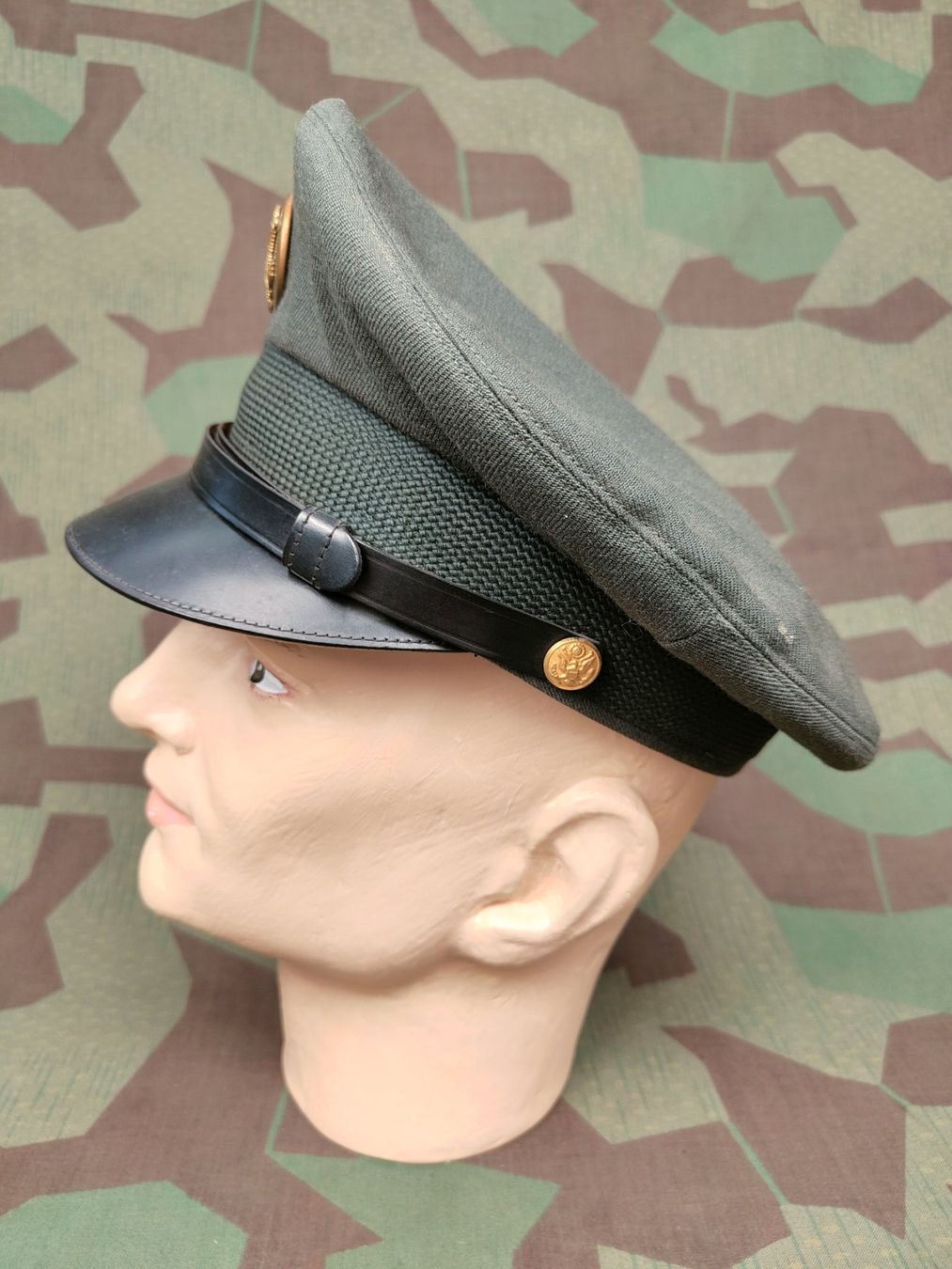 US Army Uniformi: Schirmmütze US Army, grün – Usato da Bauma venduto da SwissMilitaria 3