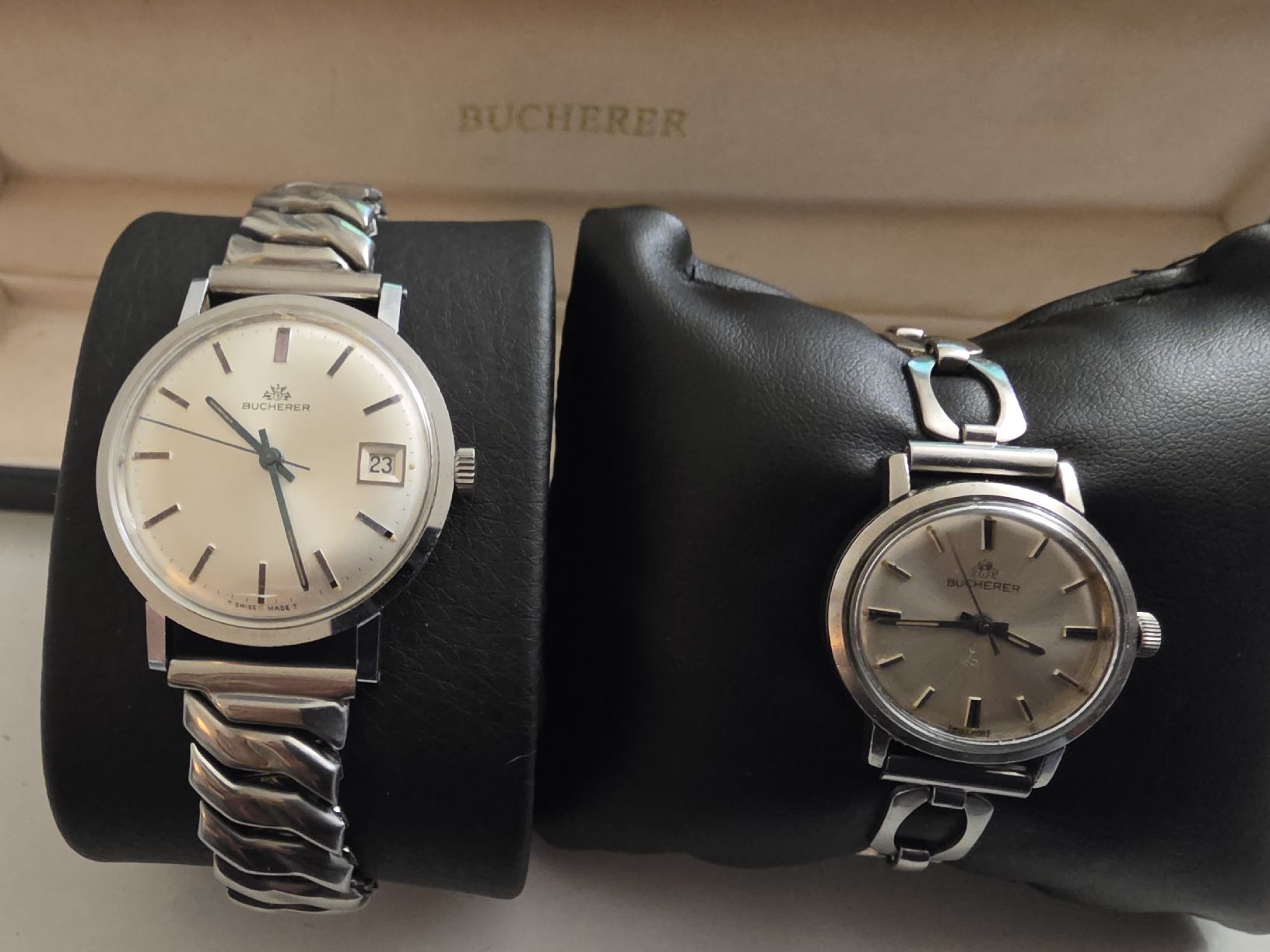 Bucherer Orologi: Montres couple Bucherer – Usato da Neuchâtel venduto da e57_h6y5