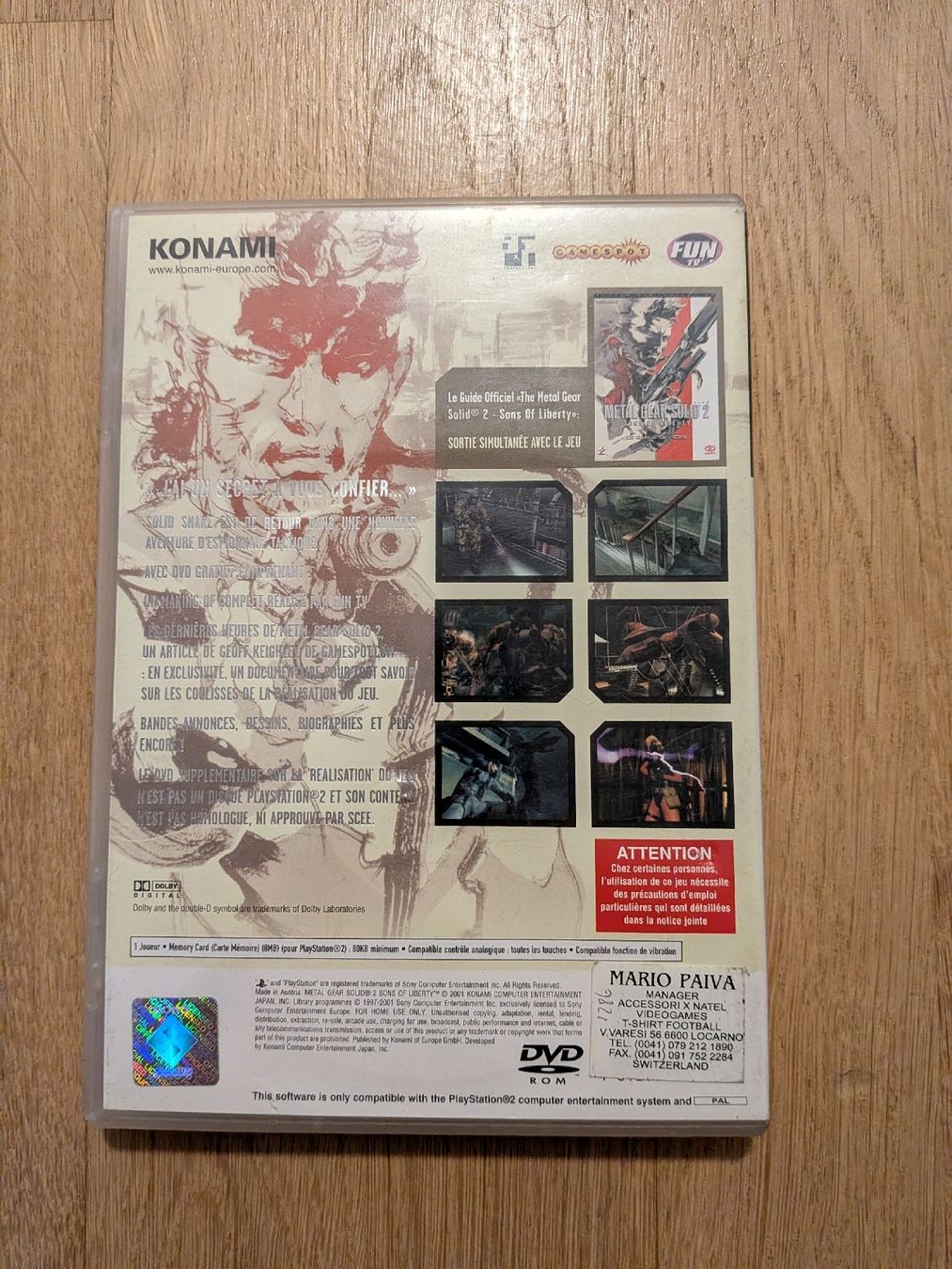 Giochi: PS2 Metal Gear Solid 2 – Usato da Murten venduto da the.ace 1