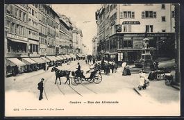 AK Genève, Rue des Allemands