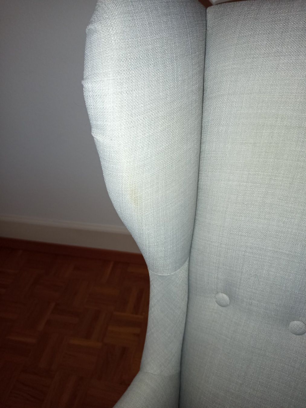 Ikea Sessel: 2 x Poltrona ala tessile beige con macchie usato Ikea – Gebraucht aus Zürich von Milte71 5