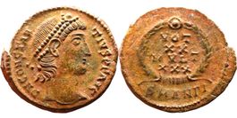 CONSTANTIUS II bronze nummus (337-361 AD)