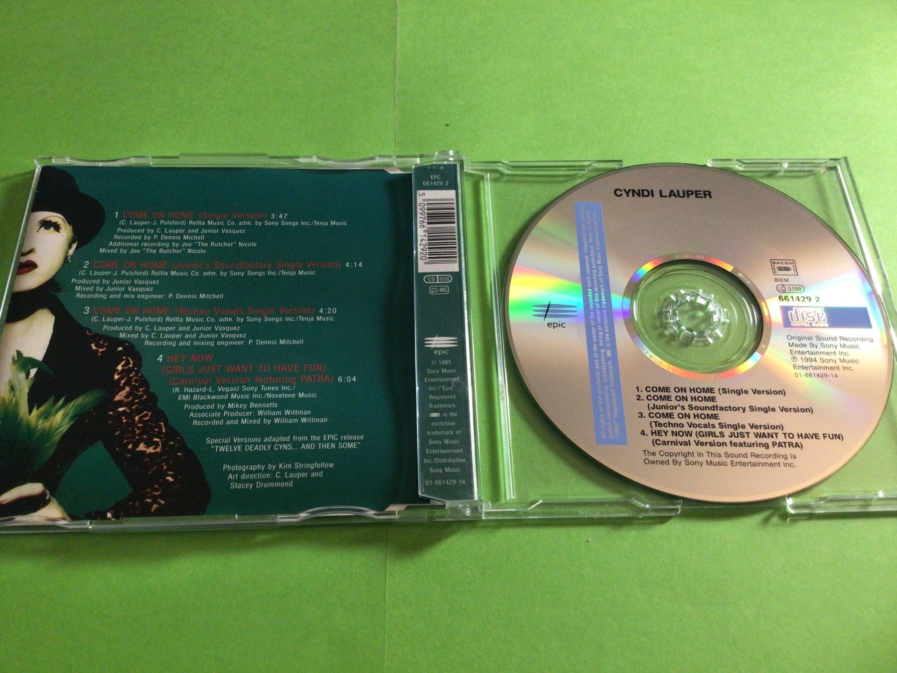 CD: CYNDI LAUPER, Come on Home, CD Single 1995 – Usato da Steinach venduto da Quarkie 1
