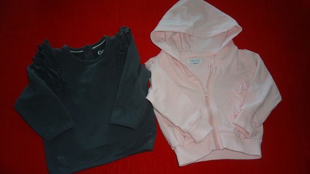 Lotti & Set di vestiti: Süesses Baby-Set: Pullover & Kapuzenjacke, Grösse 62/ 68 – Usato da Ergisch venduto da Haemmerli59 2