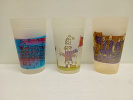 FC Basel Becher Set 3x / FCB Mehrwegbecher / Basler Meister