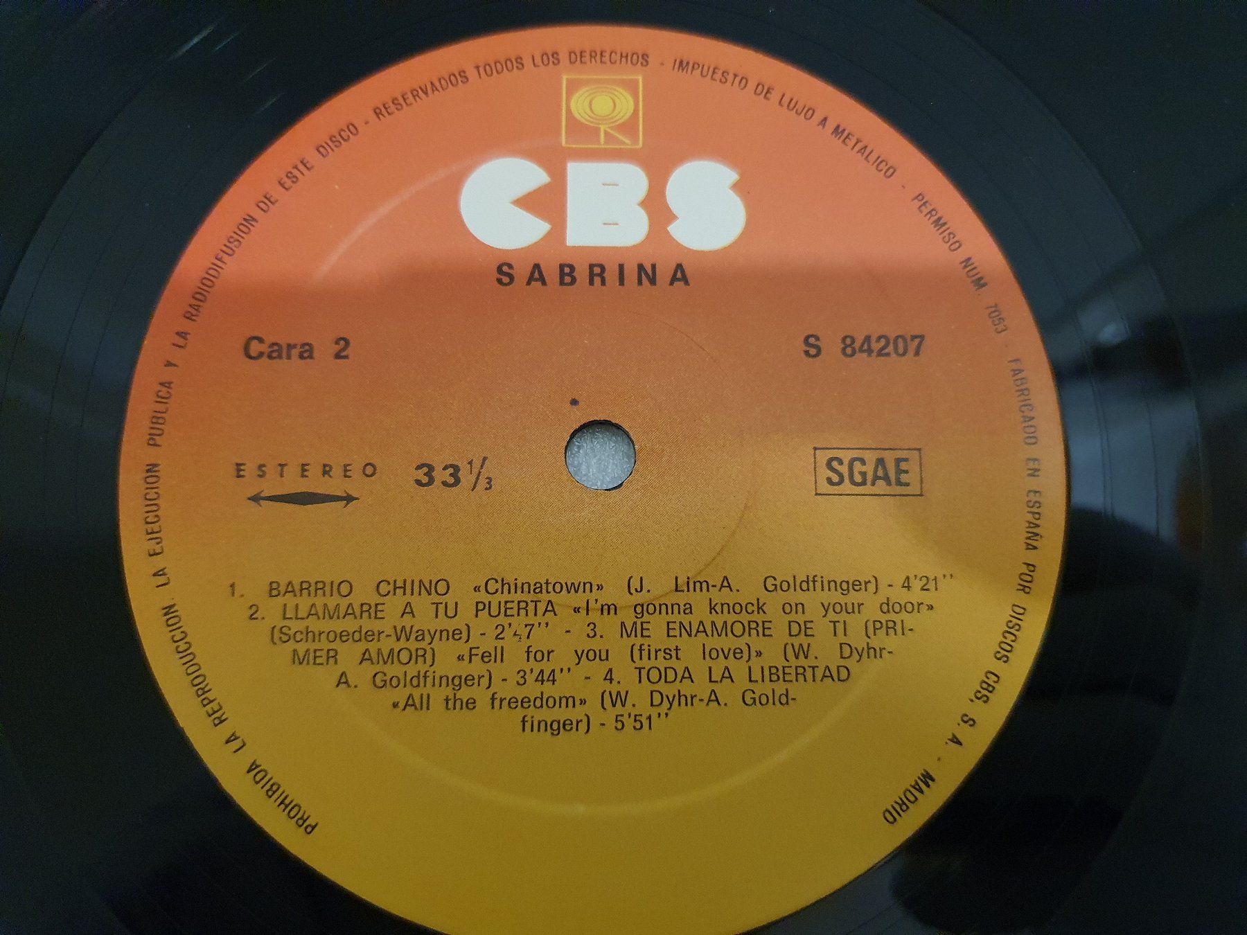 Schallplatten: Sabrina – Sabrina – Gebraucht aus Uster von Vinyl-Leidenschaft 5