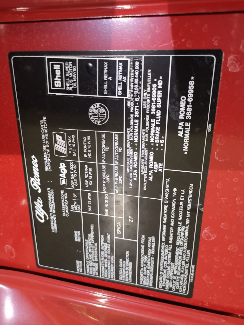 Alfa Romeo Tutti pezzi di ricambio auto: Alfa 75 Turbo Kofferraumdeckel – Usato da Thalwil venduto da Joker690 9