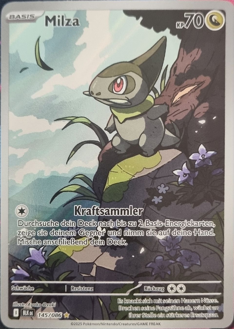 Pokémon Carte collezionabili: Pokemon Black Bolt Milza AR (DE) – Nuovo (secondo la descrizione) da Oberbipp venduto da ret_6hxb