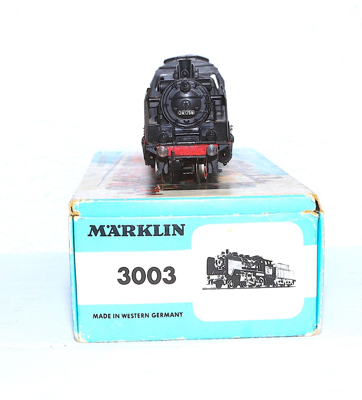 Märklin Modellini di ferrovie: DAMPFLOK DER Br 24 MÄRKLIN N° 3003 H0 – Usato da Ipsach venduto da locky55 2