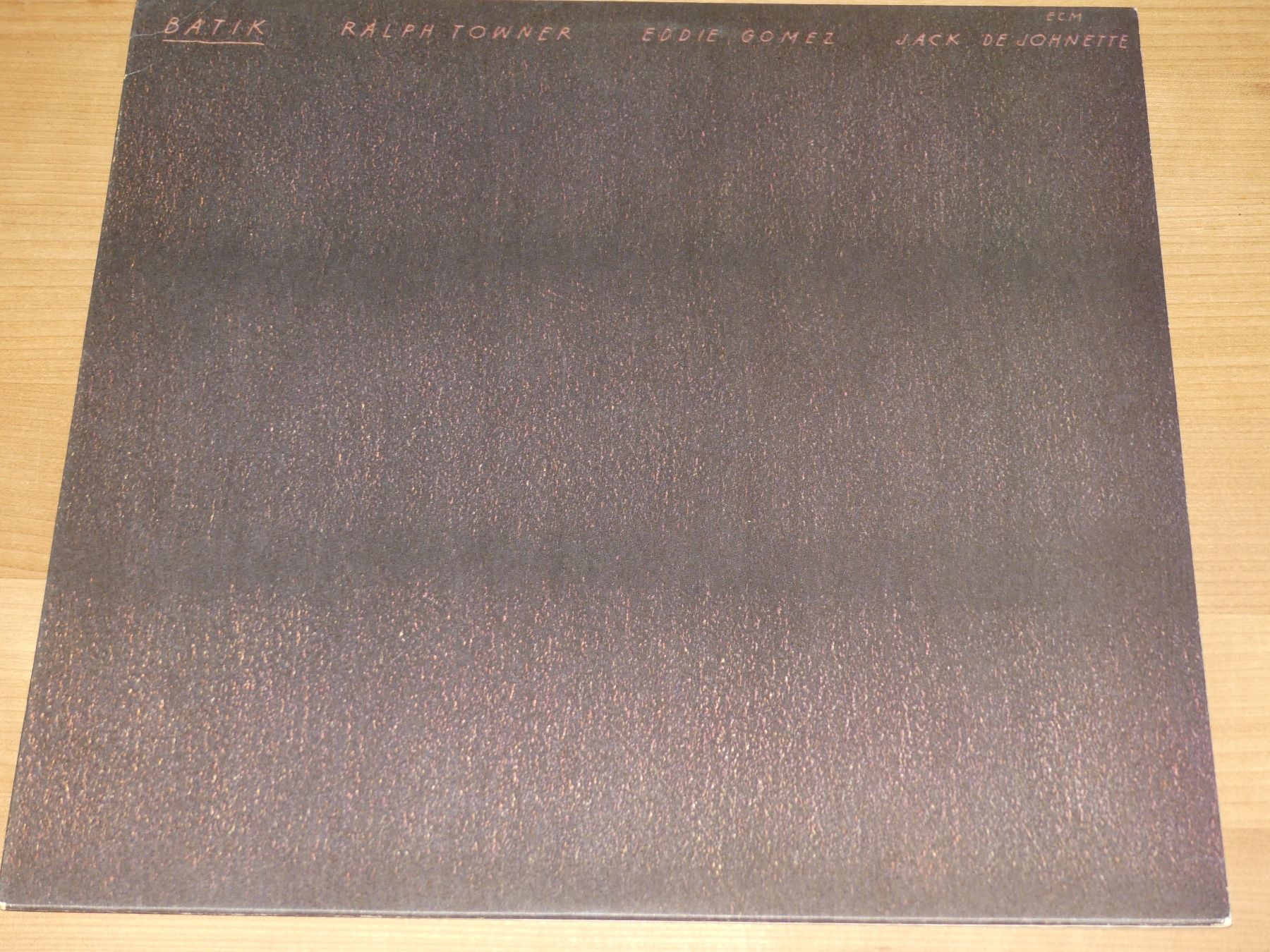 Vinyles: RALPH TOWNER - BATIK - ECM 1121 – Neuf (Voir description) à Fahrwangen par Swirl2