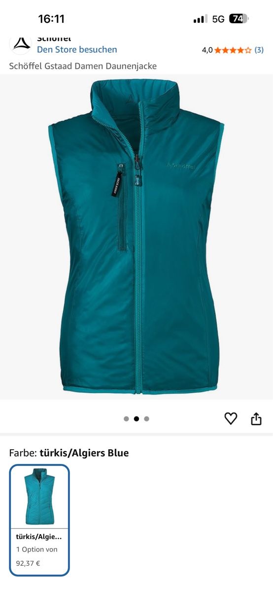 Gilet & Giacche senza maniche: Schöffel Weste Damen Gr. L, neu – Nuovo (secondo la descrizione) da Pratteln venduto da milisandra 5