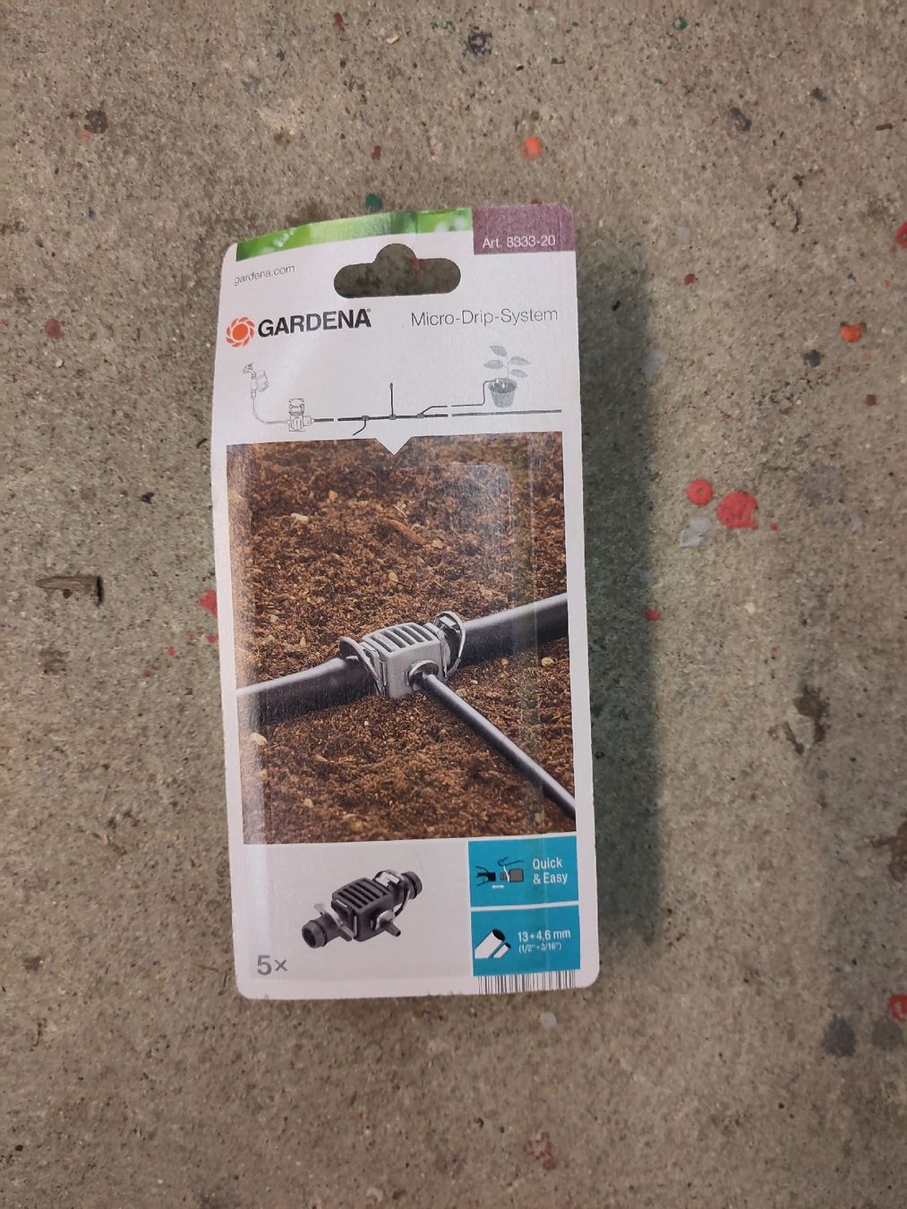 Gardena Rohre & Schläuche: Gardena Micro-Drip-System: 5x Regulier.TStück – Gebraucht aus Fräschels von Kamefant