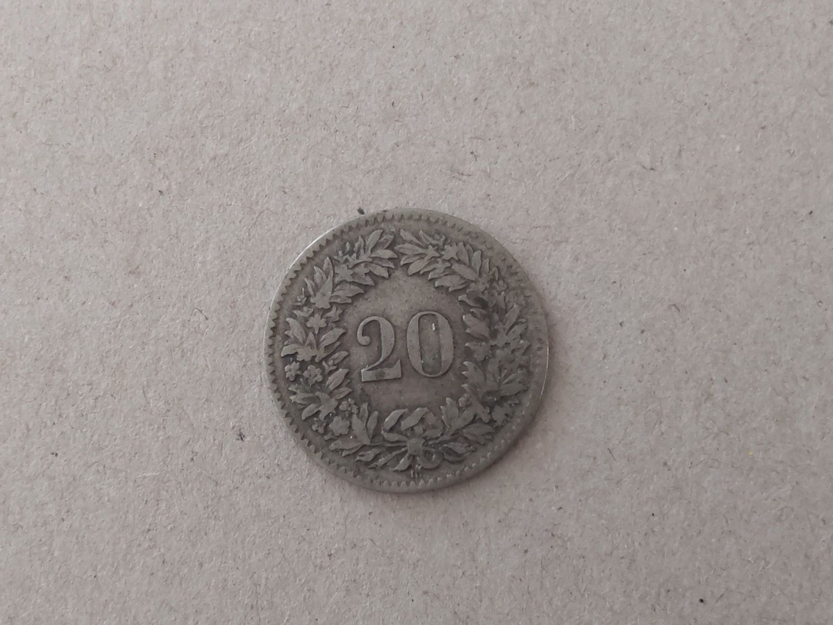 Tutti le monete: 20 rappen 1850 – Usato da St. Gallen venduto da aha_2prr 1