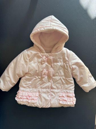 Zip Zap Babyjacke|Fleece gefüttert|Rosa|9–12|Wie neu