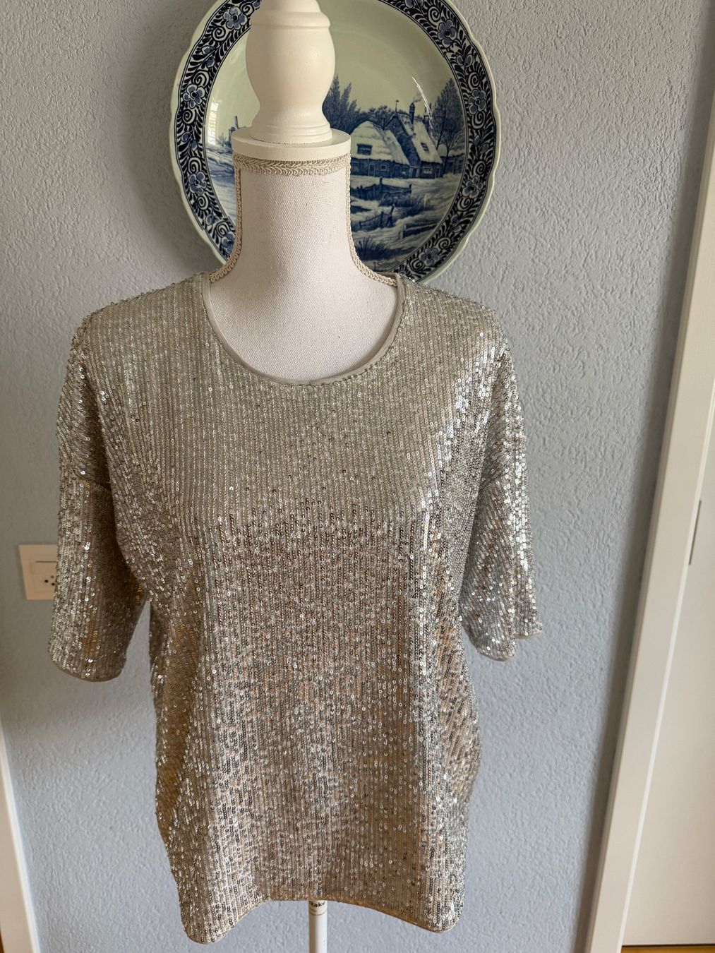 Top: Inwear Glitzer Top Gr L – Usato da Lohn SH venduto da mathea