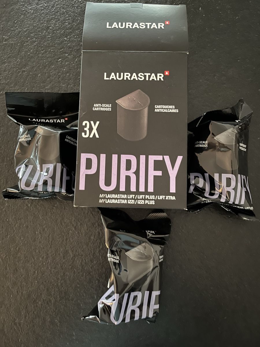Laurastar Bügeleisen: Laurastar 3 Kalkschutzkartuschen – Neu und originalverpackt aus Hinwil von ZuozRS