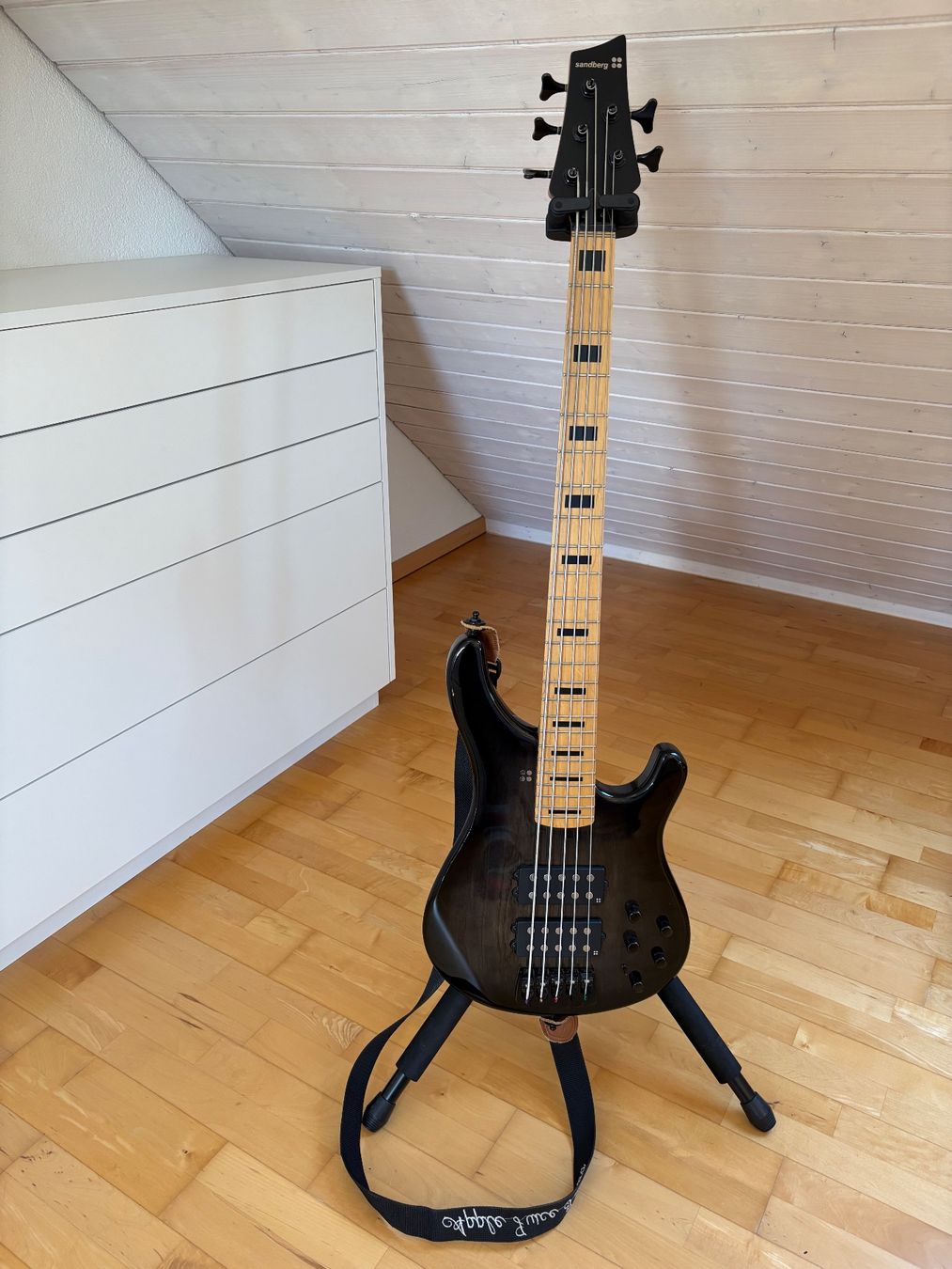 Musikinstrumente: 5 String E-Bass / Sandberg Basic Ken Tylor 5 MN TBK HG – Gebraucht aus Gachnang von fra_nw75